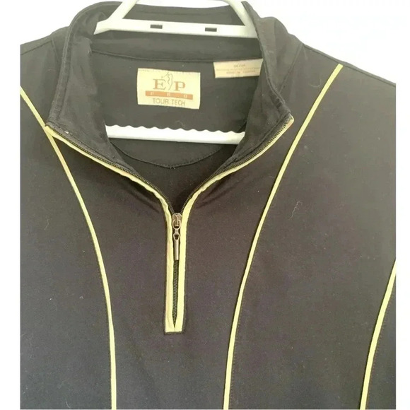 EP Pro, ladies golf shirt, long sleeves, 1/3 zip  in front EUC size medium. - Picture 4 of 5